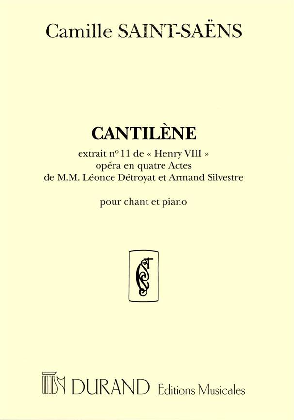Henry VIII N 6 Cantabile Chant-Piano
